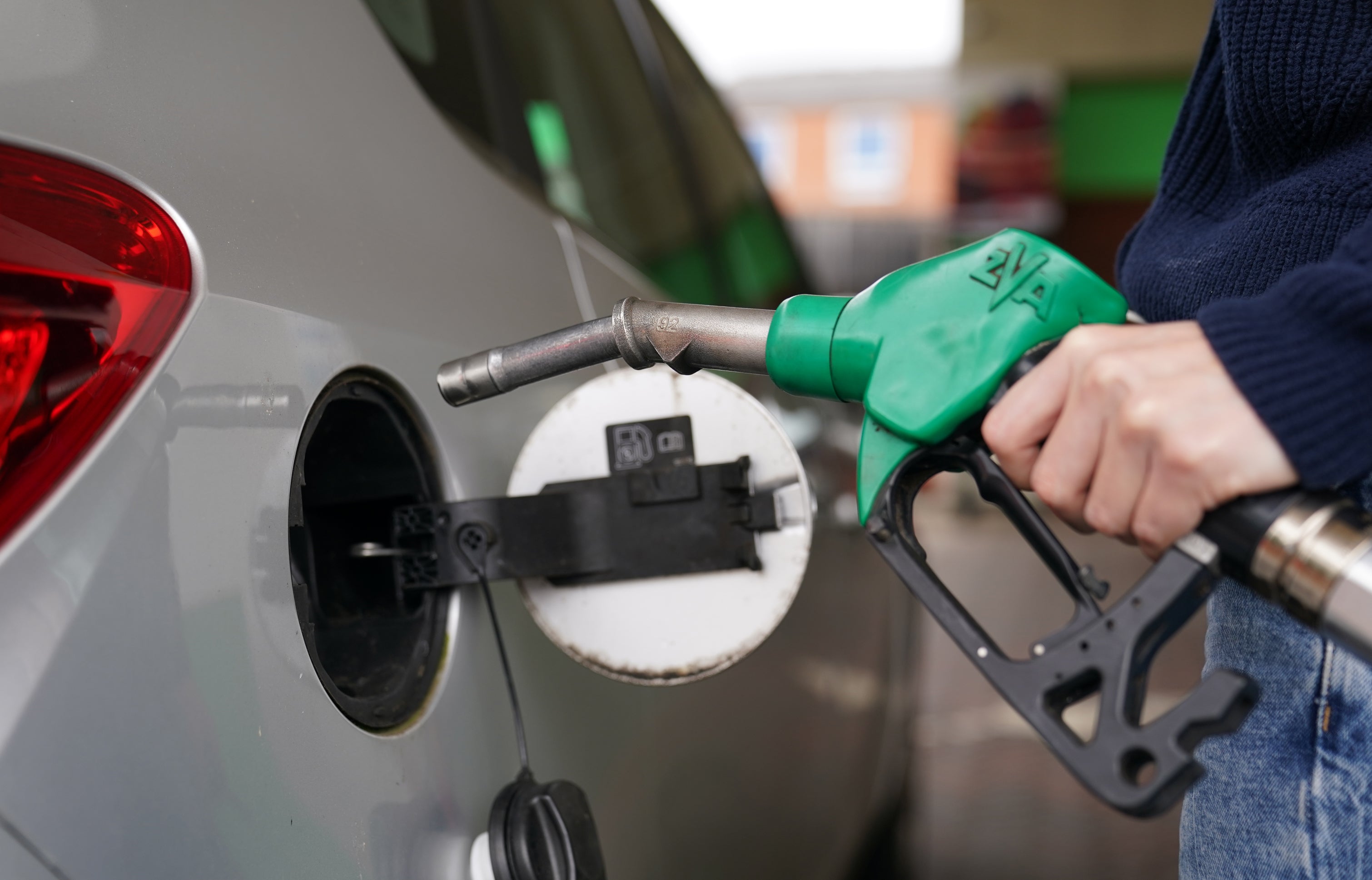 Average petrol prices have exceeded £1.52 per litre for the first time as the cost of oil continues to rise due to the war in Ukraine (Joe Giddens/PA)