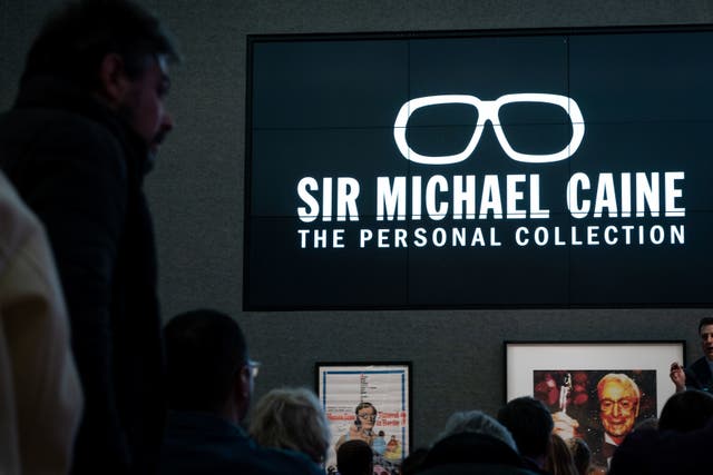 The Sir Michael Caine collection sale took place at Bonhams in London (Aaron Chown/PA)