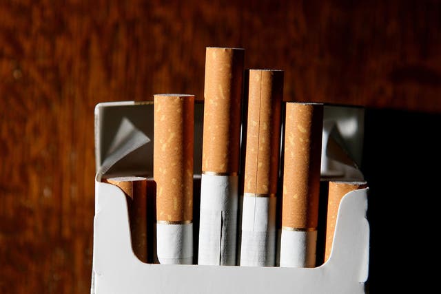 File photo of a packet of cigarettes (Martin Rickett/PA)