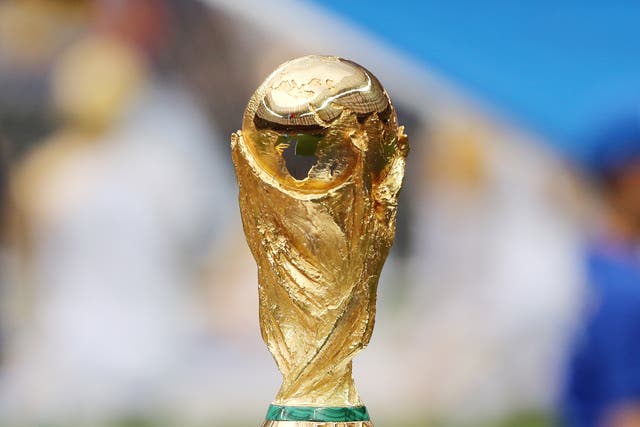 UEFA President Aleksander Ceferin believes the biennial World Cup idea will be ‘off the table’ soon (Owen Humphreys/PA)