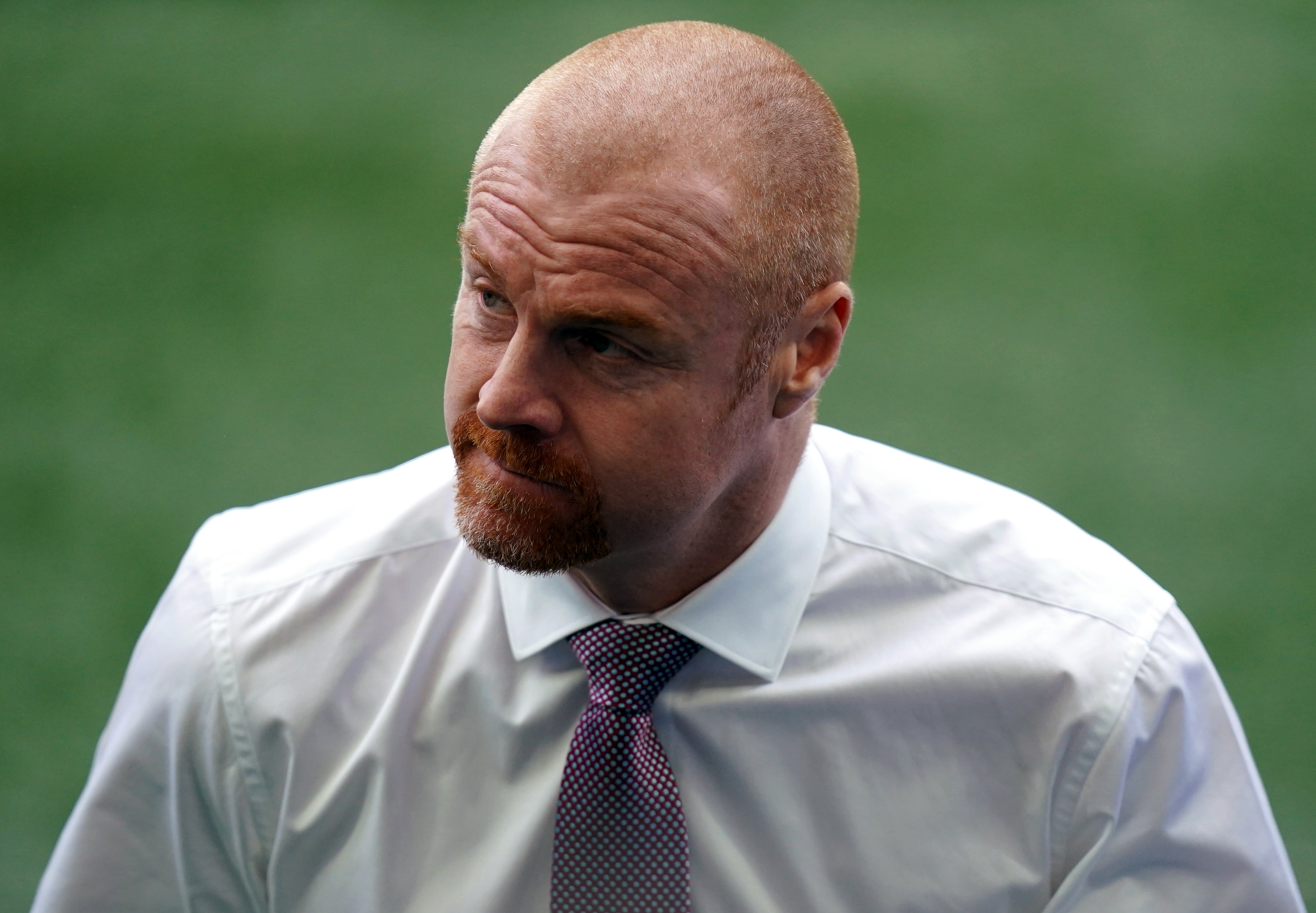 Sean Dyche’s Burnley host Chelsea on Saturday (Adam Davy/PA).