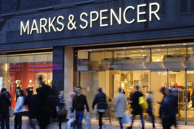 Marks and Spencer has halted shipments to its Russian business run by franchisees (Charlotte Ball/PA)