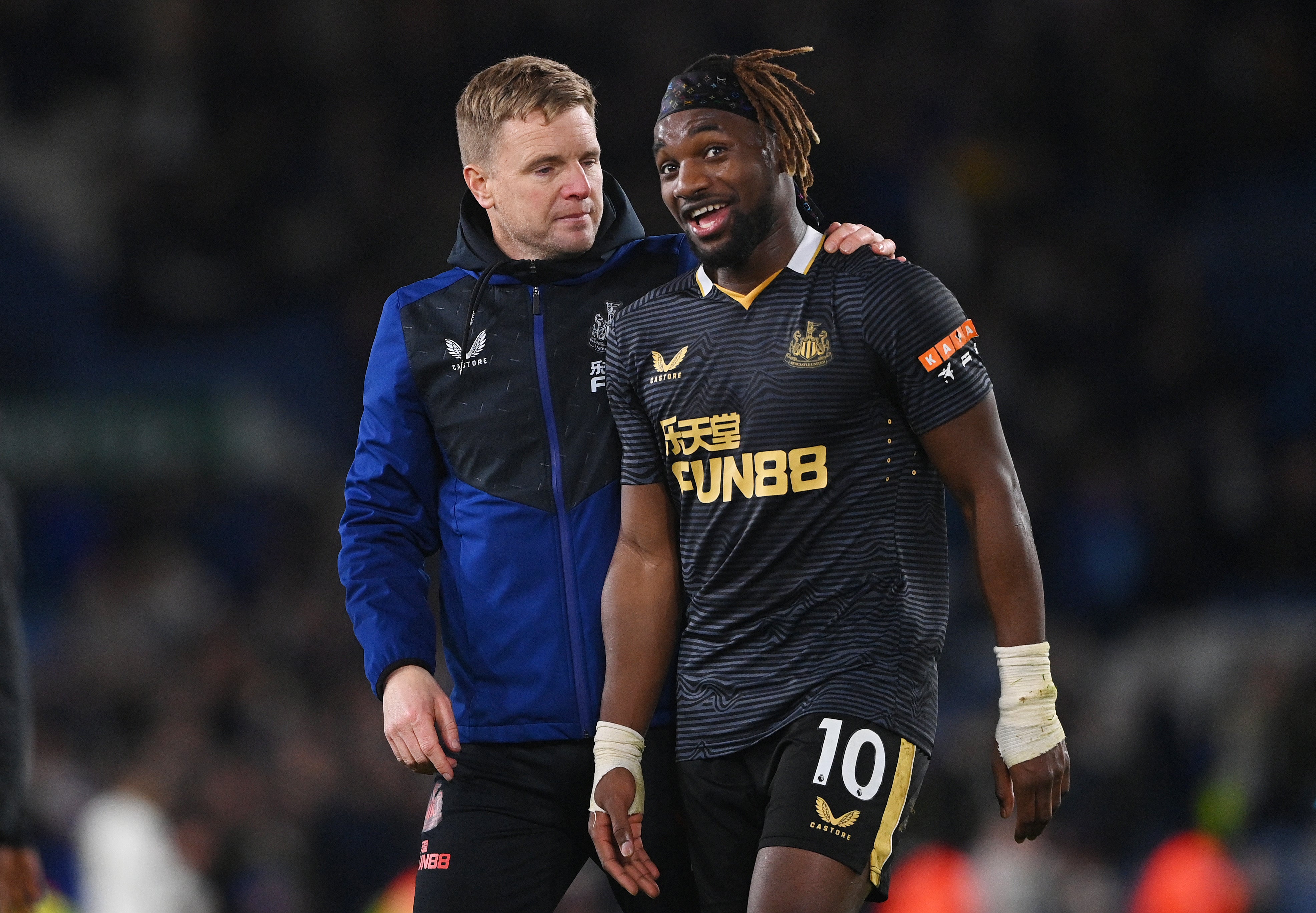 Under Eddie Howe’s management, Allan Saint-Maximin has been given free licence to just collect the ball and run