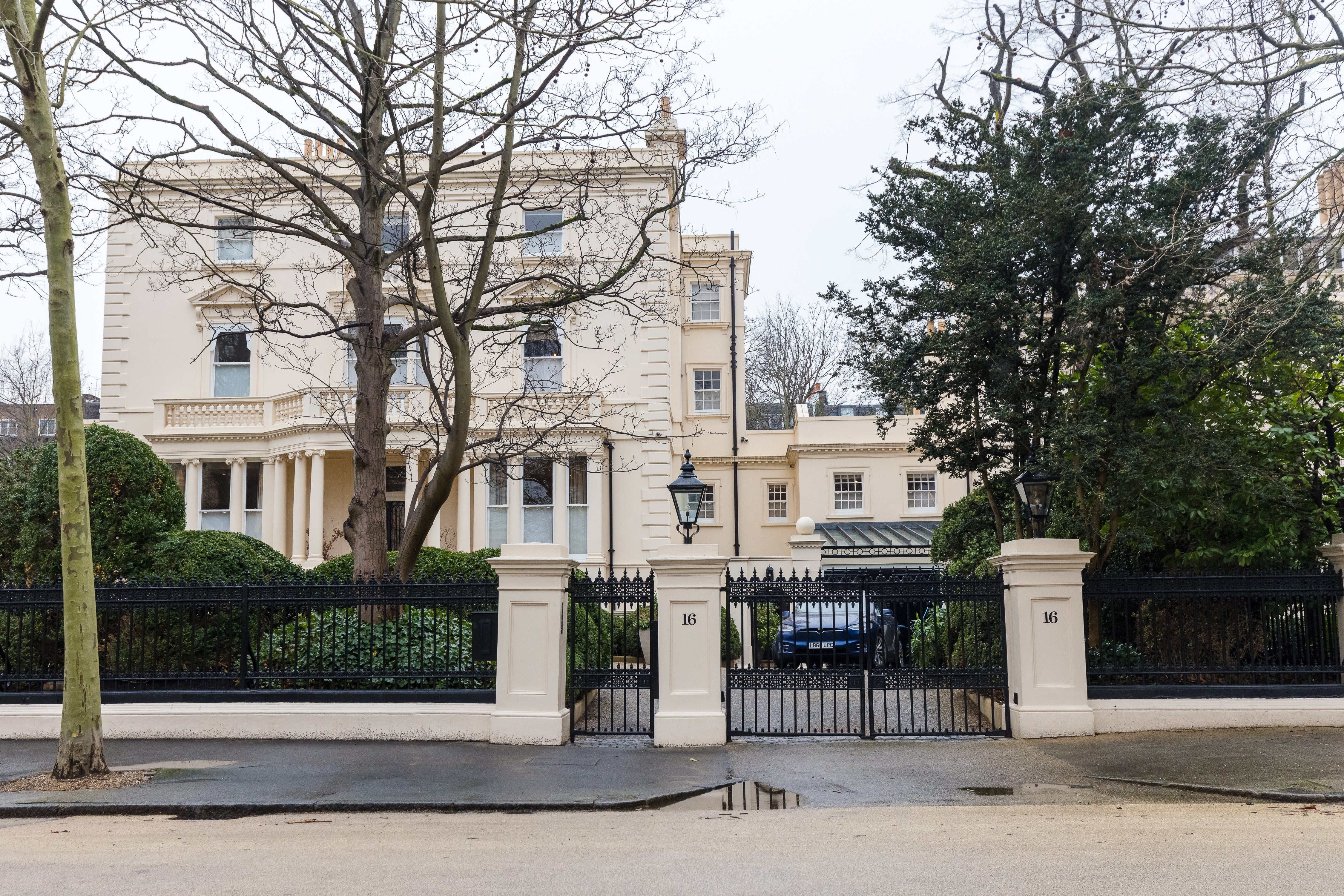 Russian oligarch Roman Abramovich's mansion at Kensington Palace Gardens