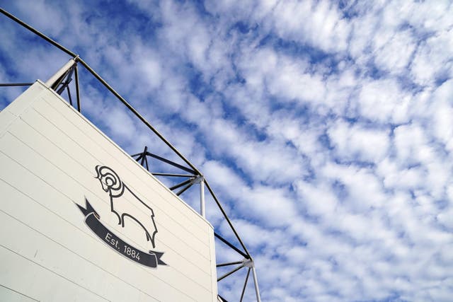 Derby’s administrators have told the EFL they have enough funding in place for the remainder of the season (Zac Goodwin/PA)