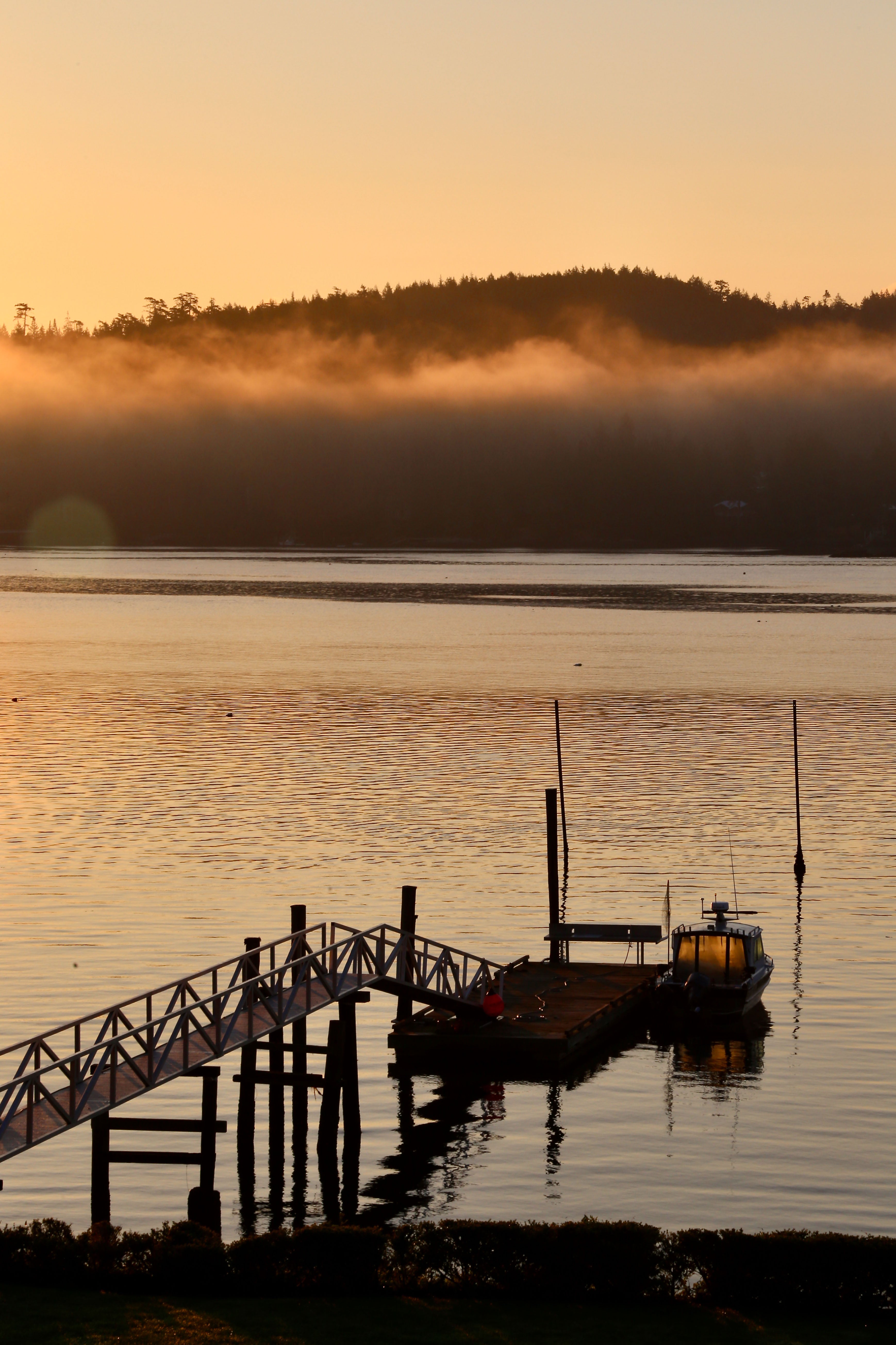 Sun rise in Sooke, on British Columbia’s Vancouver Island