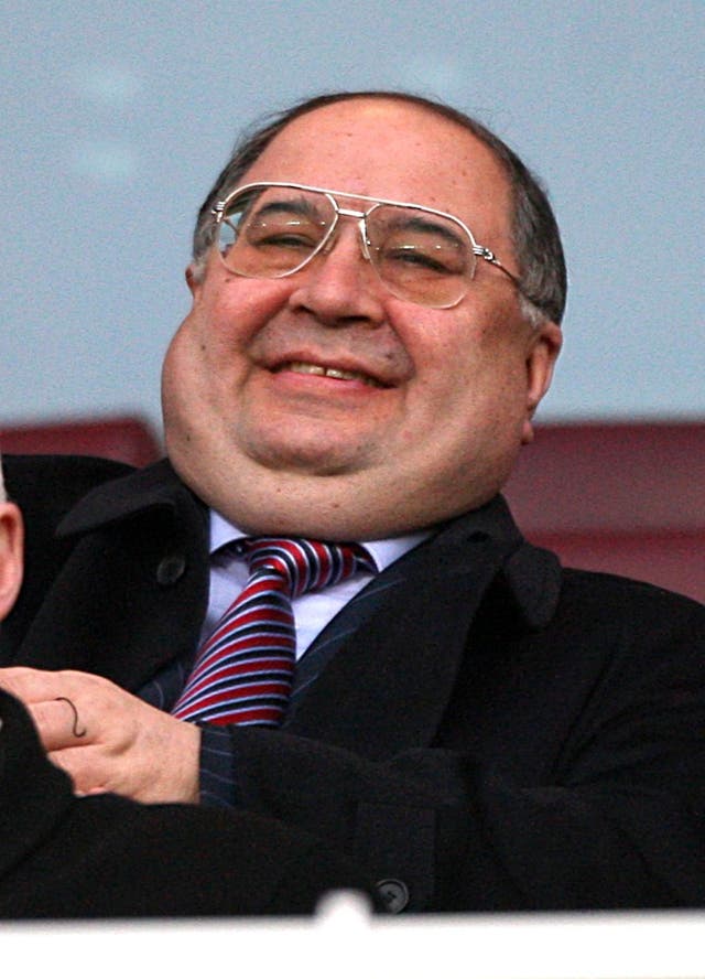 Alisher Usmanov (Nick Potts/PA)
