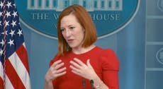 Psaki slams Putin’s ‘assault on media and truth’ in Russia as police storm offices of independent TV channel