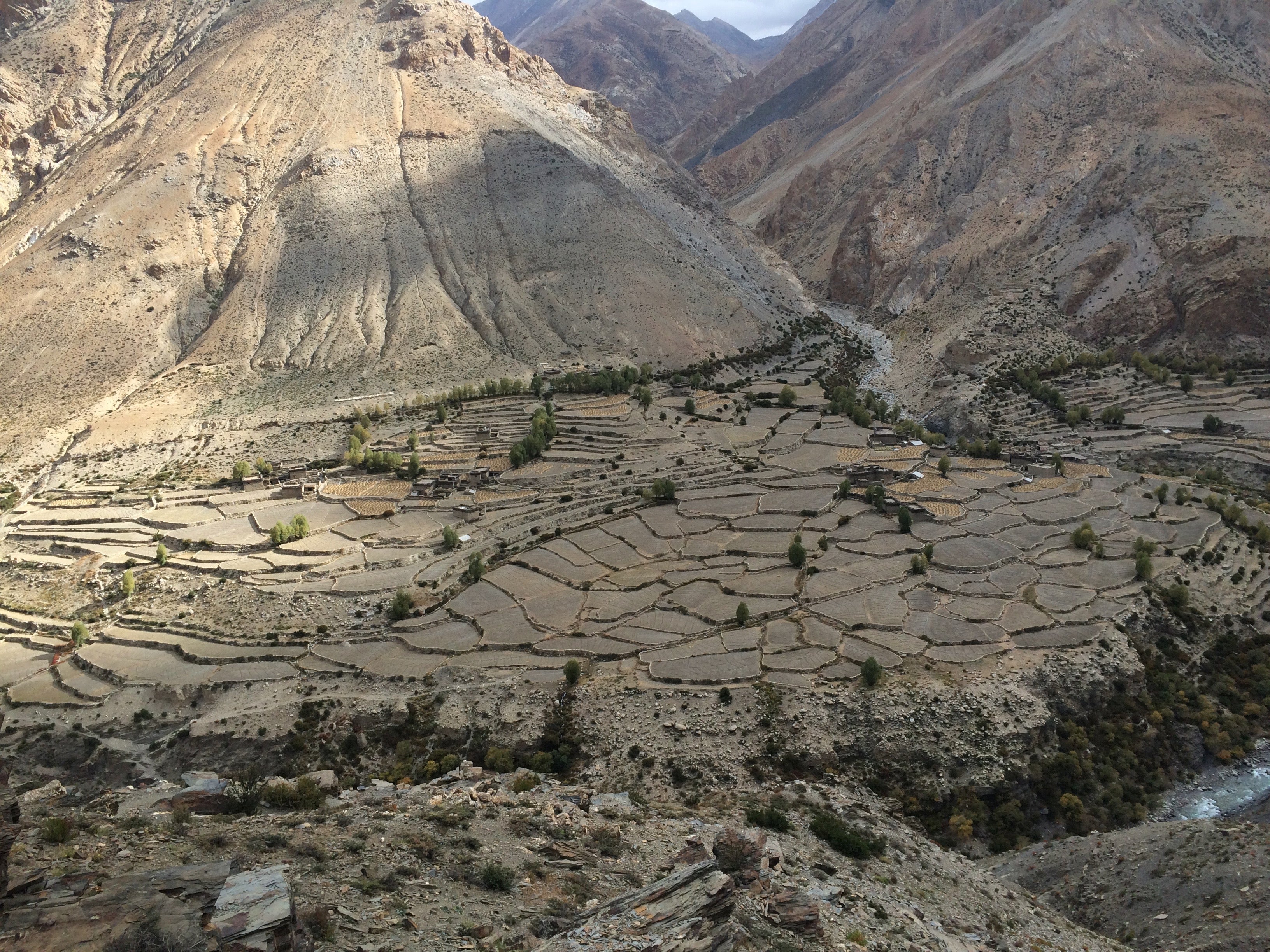 The village of Shimen and its mosaic of hundreds of stone-walled fields