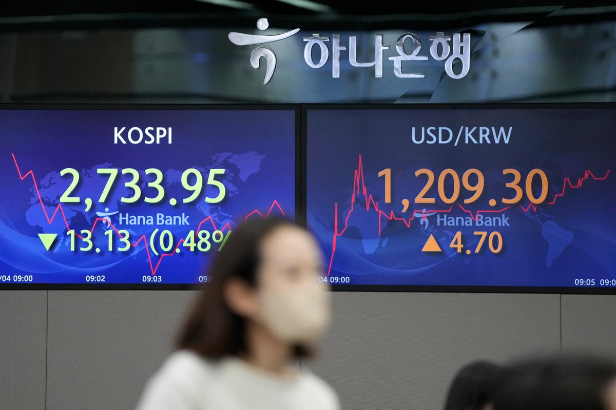 Asian shares slide as Russia shells Ukraine nuclear plant
