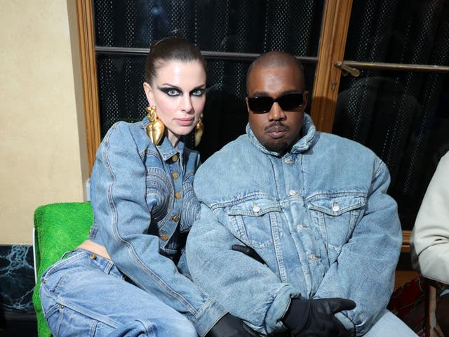 <p>Julia Fox and Kanye West attended a number of Paris Men’s Fashion Week shows together</p>