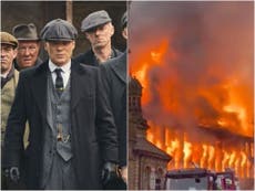 Peaky Blinders filming location in West Yorkshire burns down