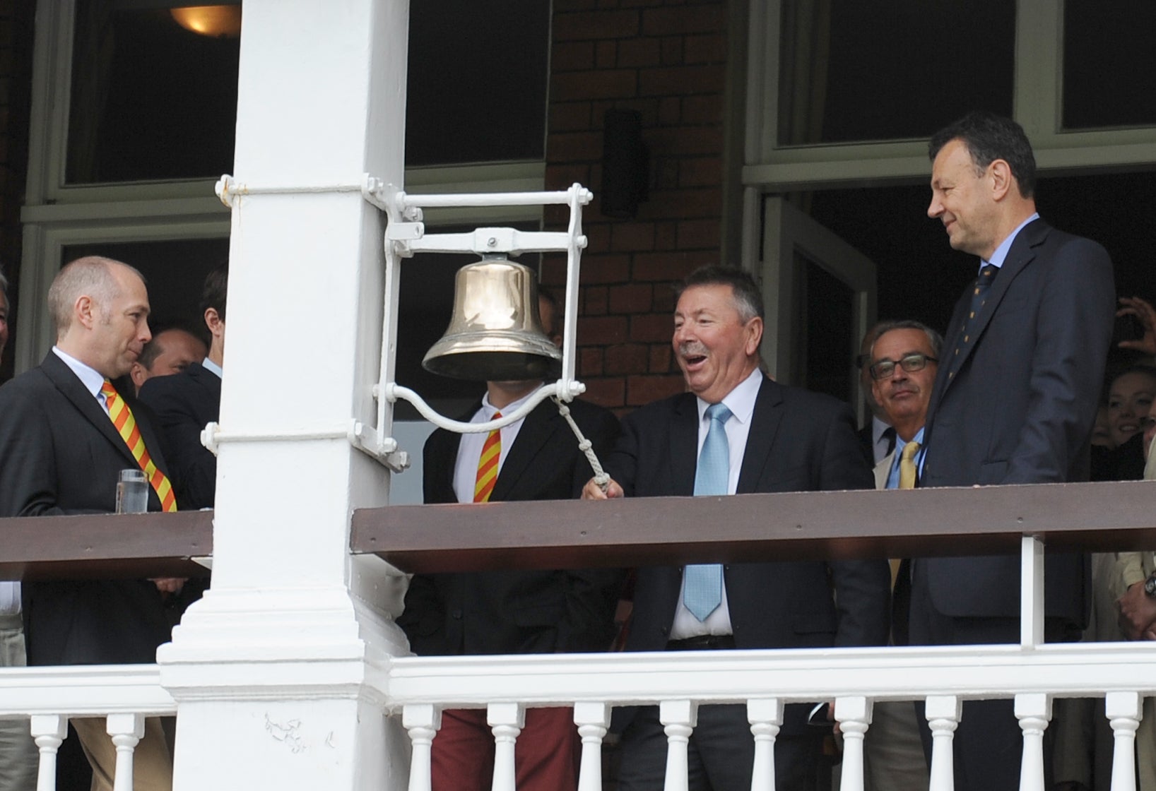 Marsh was afforded the honour of ringing the bell at Lords ahead of an Ashes Test (PA)