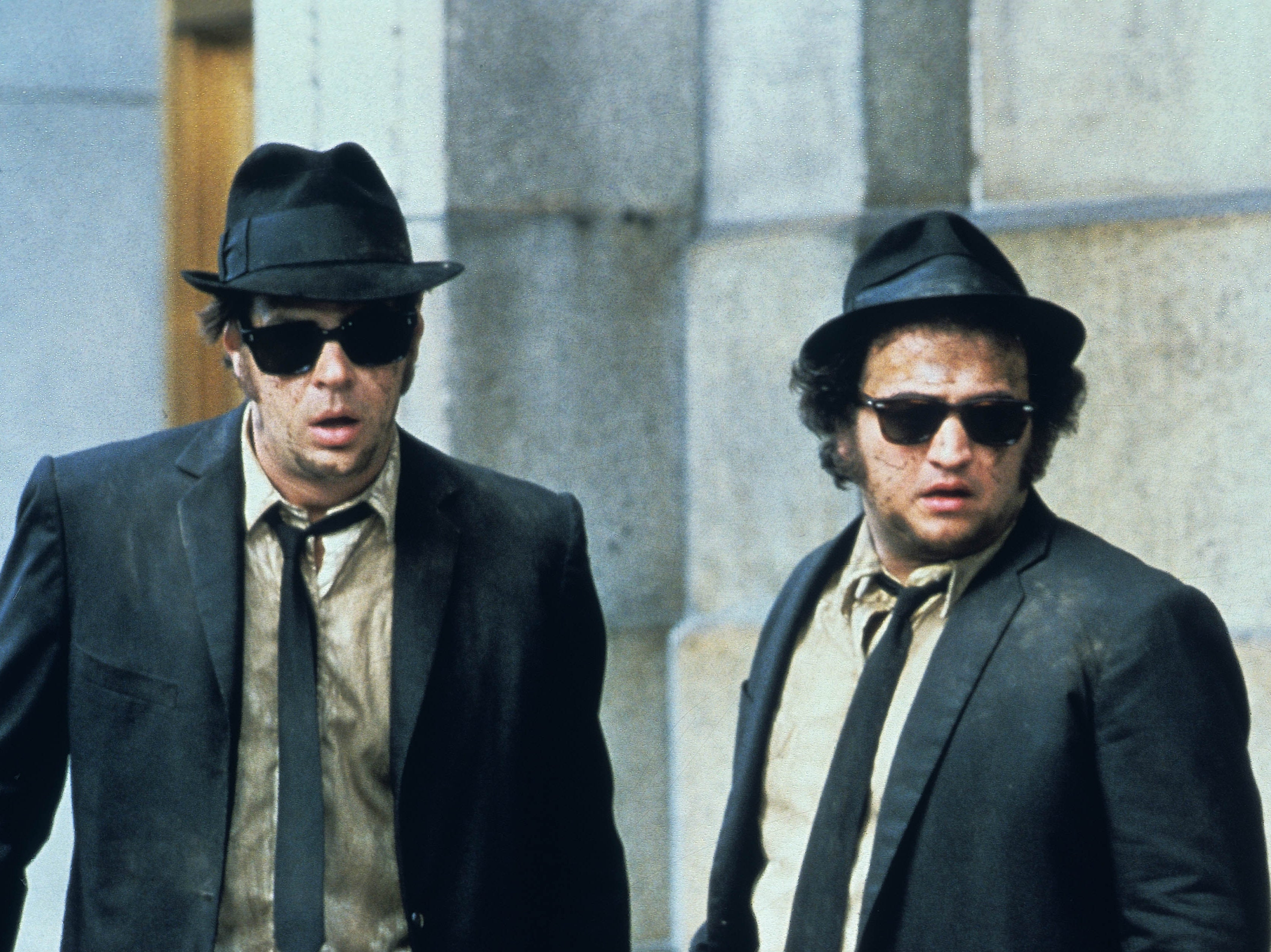 Soul boys: Aykroyd and Belushi in ‘The Blues Brothers’