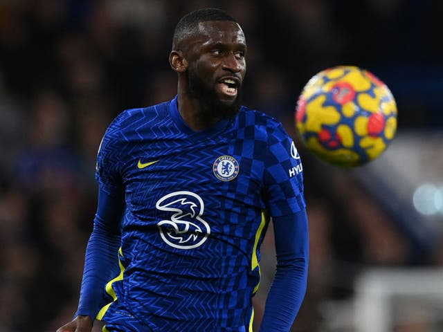 <p>Chelsea defender Antonio Rudiger</p>