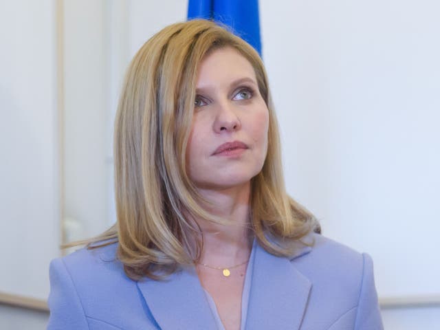 <p>Ukrainian first lady Olena Zelenska</p>
