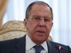 Foreign minister Sergei Lavrov says ‘we didn’t invent collateral damage’ as Russian invasion kills thousands