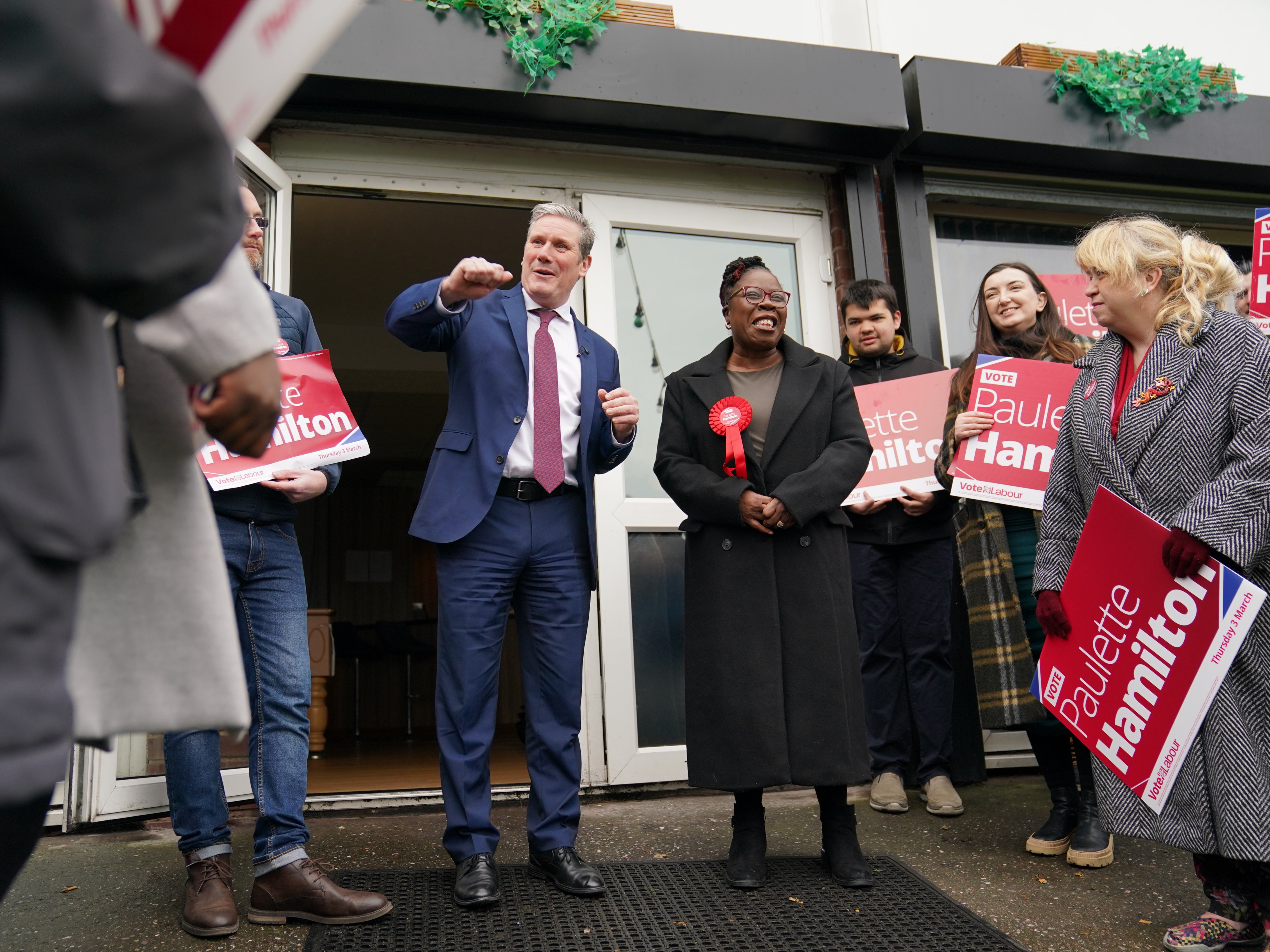 Sir Keir Starmer in Birmingham to congratulate newly elected Labour MP Paulette Hamilton