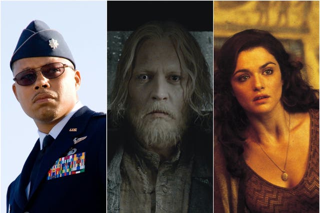<p>Sustituciones controvertidas: Terrence Howard en ‘Iron Man’, Johnny Depp en ‘Fantastic Beasts’ y Rachel Weisz en ‘The Mummy’</p>