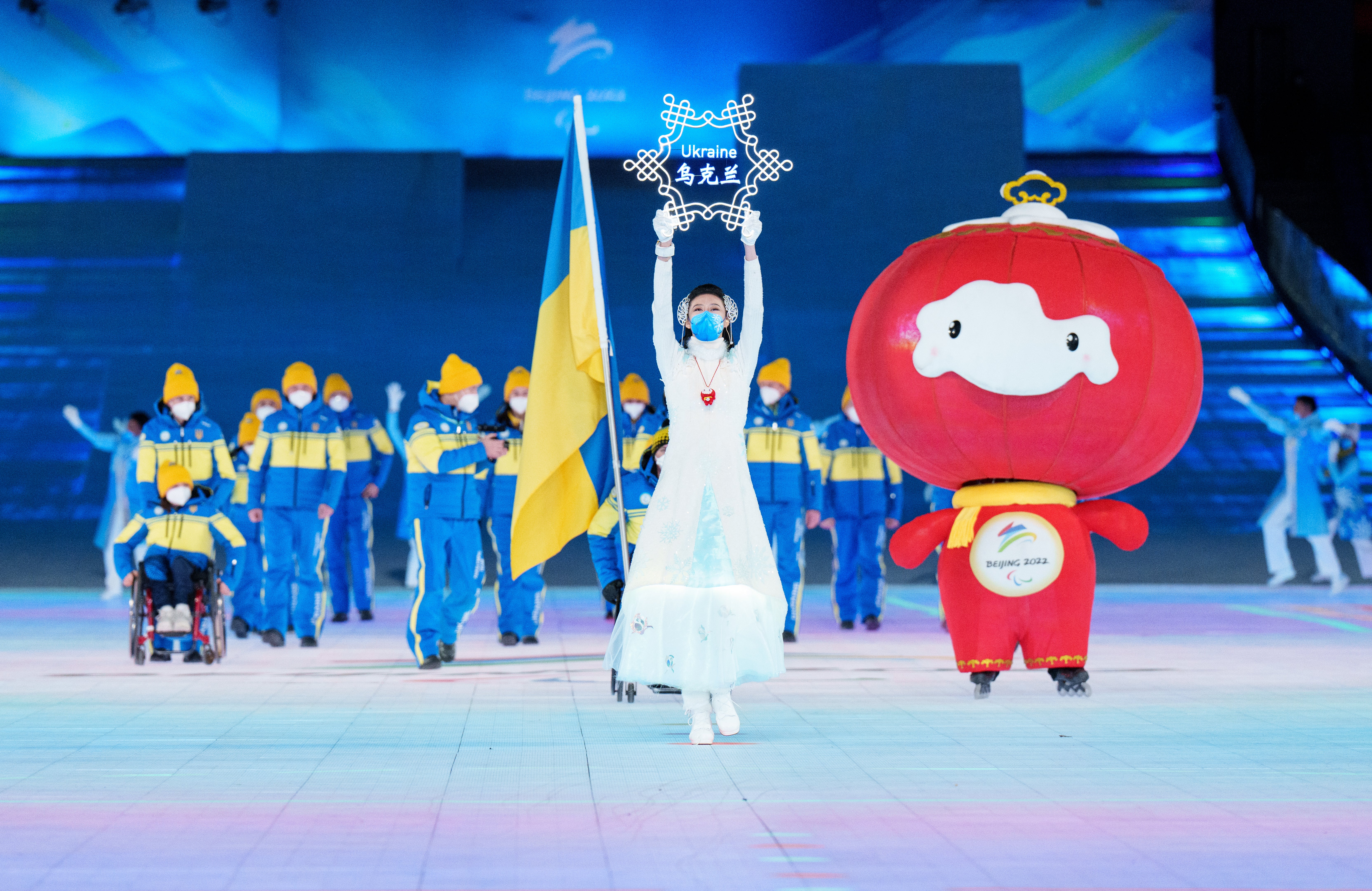 Ukraine managed to send a full delegation of 20 athletes and nine guides to Beijing (Joe Toth for OIS/PA)