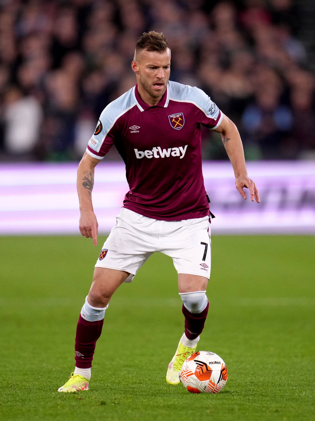 Andriy Yarmolenko to miss West Ham&rsquo;s trip to Liverpool amid Ukraine conflict