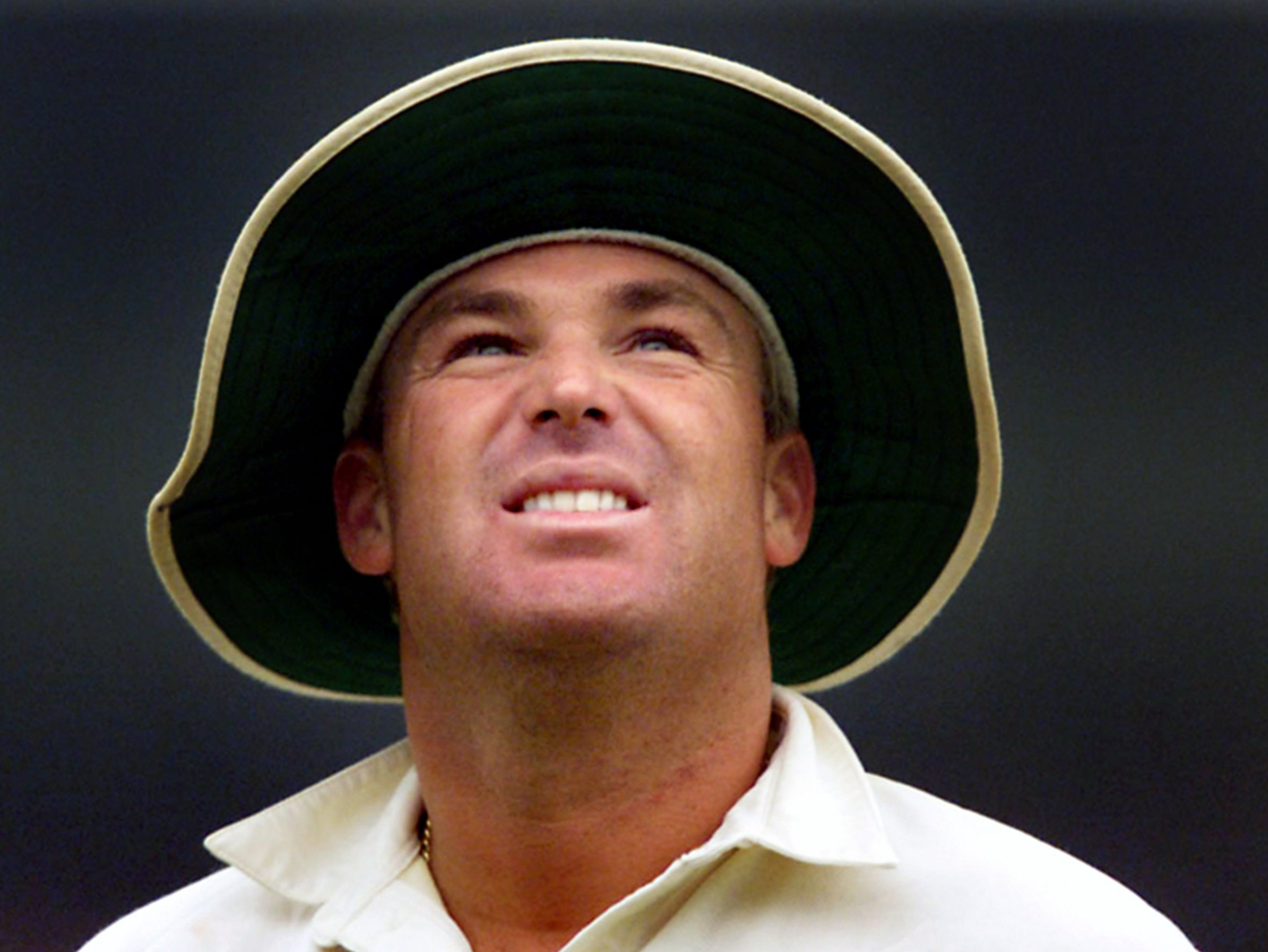 Australia’s Shane Warne during a Test match against England in 2001