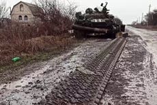 Three Russian commanders killed as Ukraine invasion force attempts to step up momentum