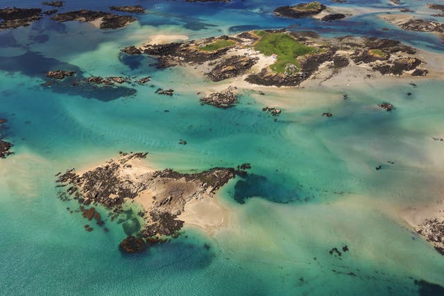 <p>Island paradise: the remote Chausey archipelago off the coast of La Manche</p>