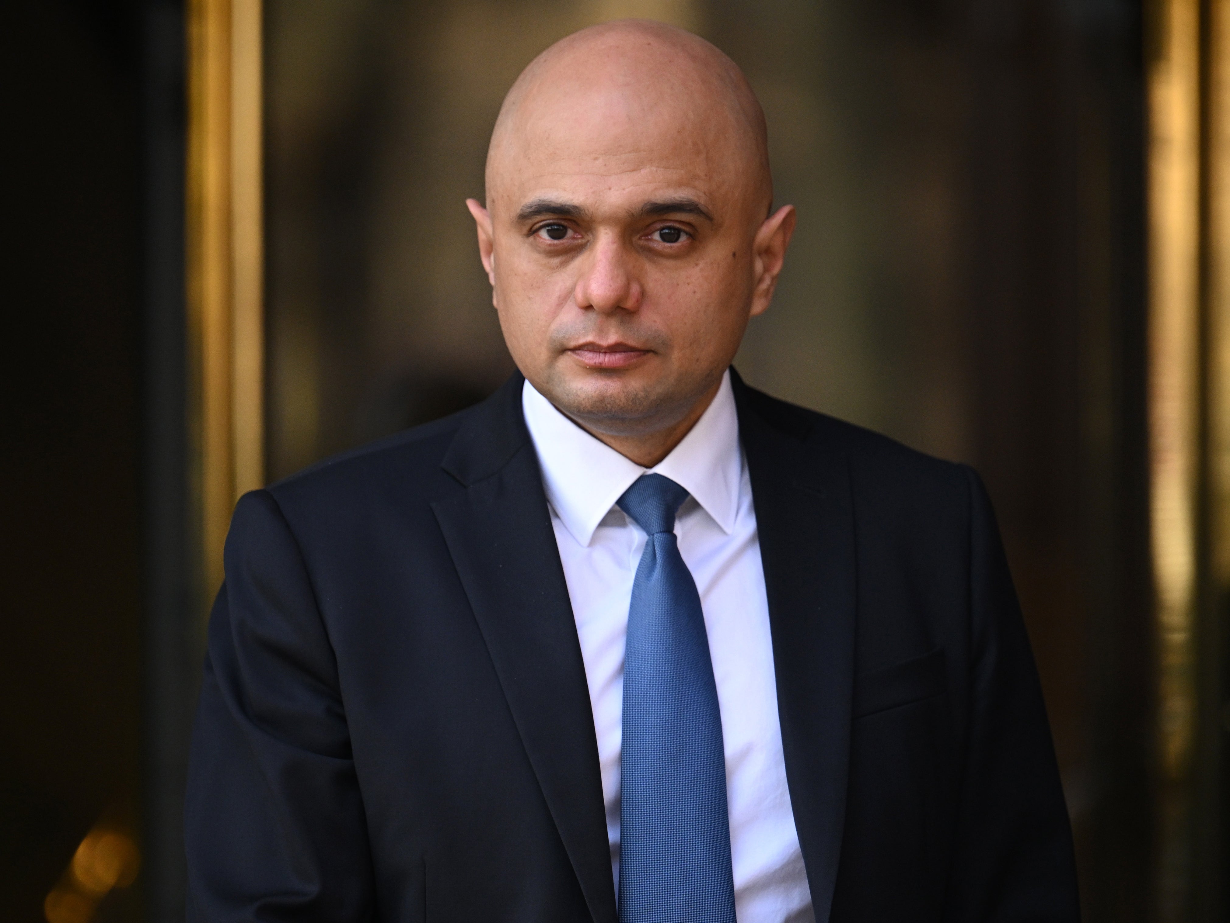 Health secretary Sajid Javid wants the NHS to sever contracts with Russia’s gas giant