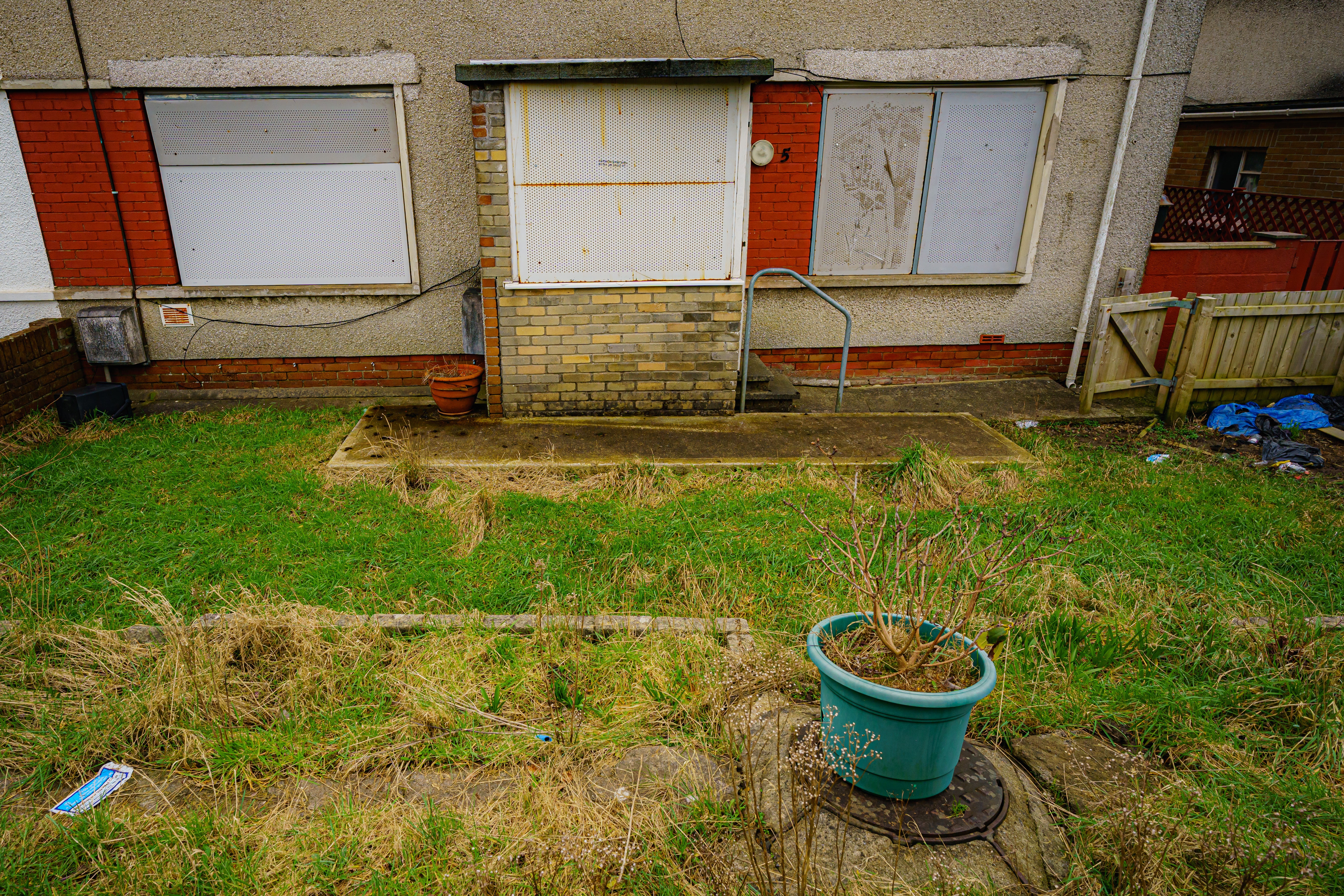 A view of the ground floor maisonette where Logan and his family lived (Ben Birchall/PA)