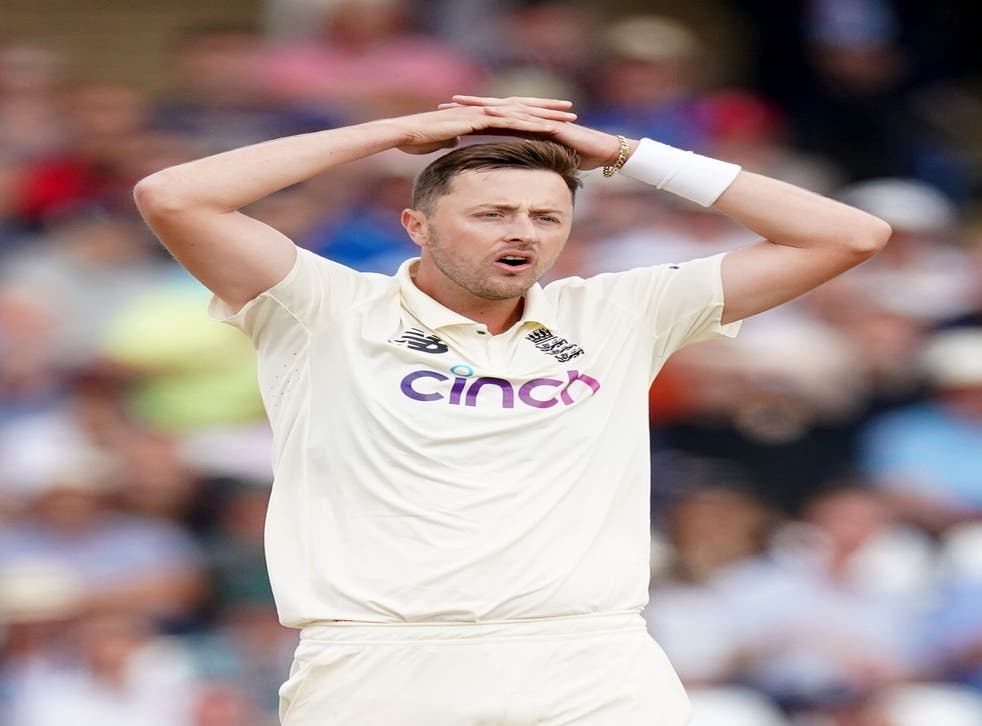 England may be without Ollie Robinson for the first Test (Tim Goode/PA)