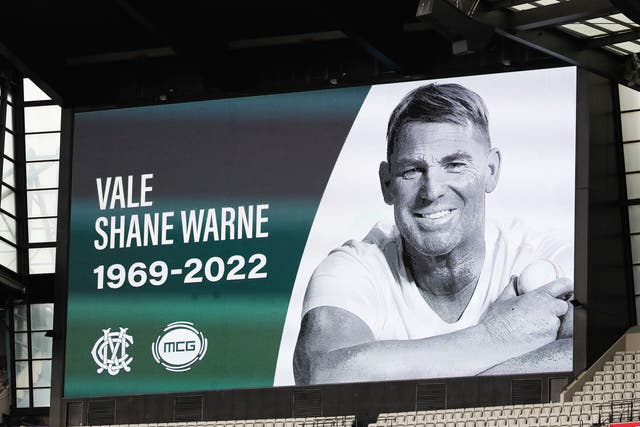 Tributes have poured in for Shane Warne, who died aged 52 (AP Photo/Asanka Brendon Ratnayake)