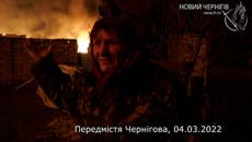 Ukraine: Residents of Chernihiv left devastated as houses set on fire by Russian shelling