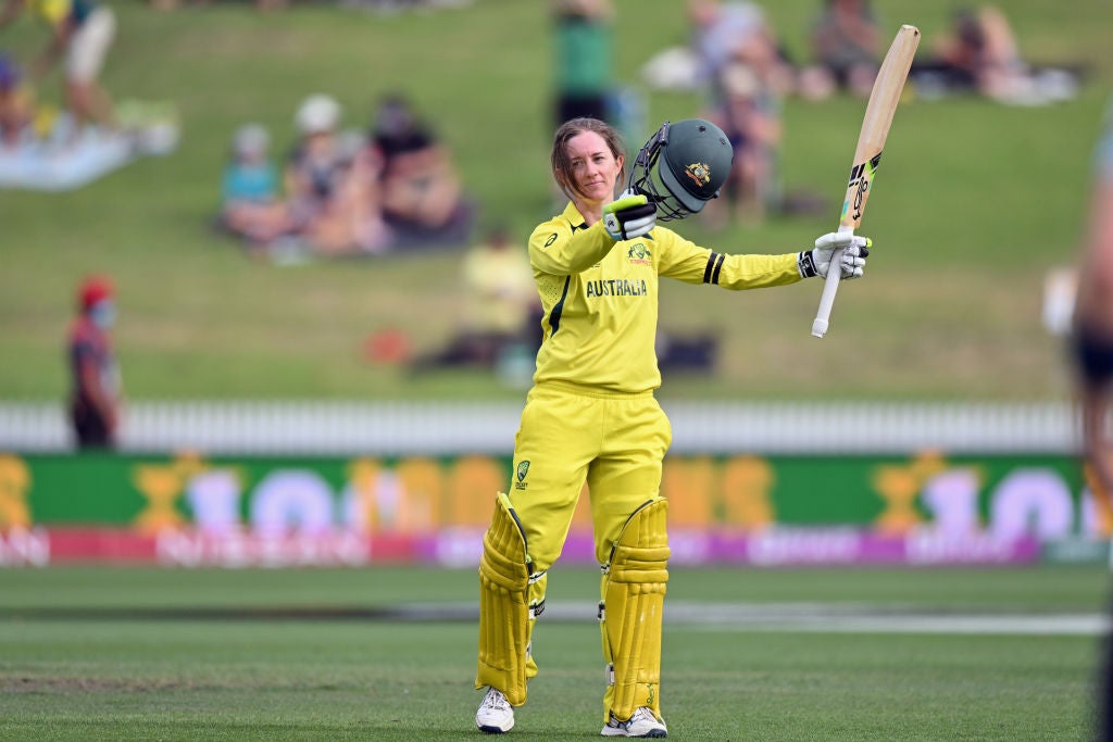 Rachael Haynes led the way for Australia with 130