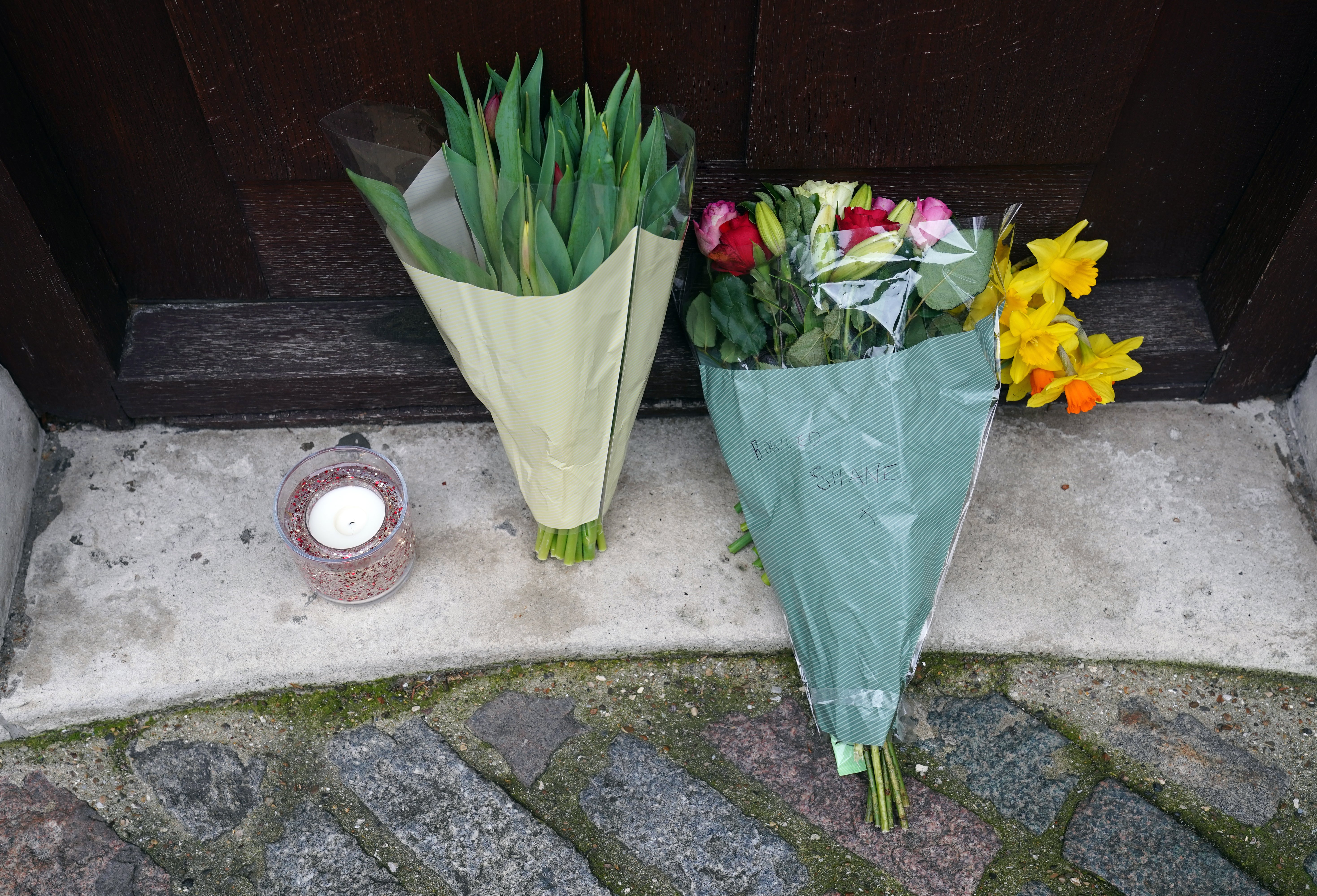 Floral tributes at Lord’s cricket ground in memory of Shane Warne, who has died at the age of 52 (John Walton/PA)