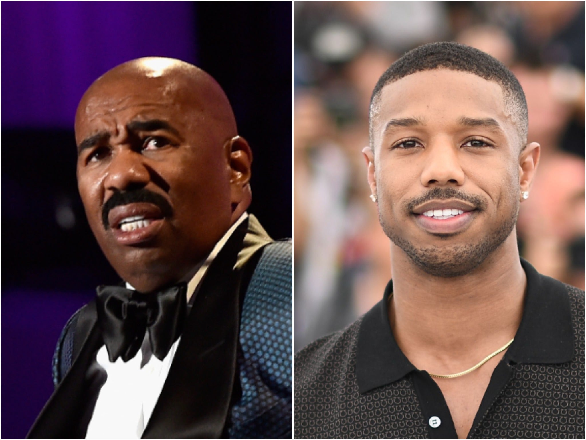 Steve Harvey Struggles To Answer Whether He’d Like Michael B Jordan To ...