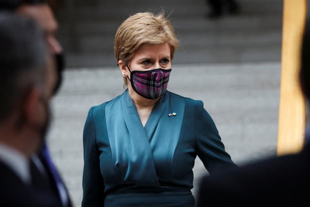Nicola Sturgeon insisted gender equality must be at the heart of efforts to rebuild in the wake of the coronavirus pandemic (Russell Cheyne/PA)