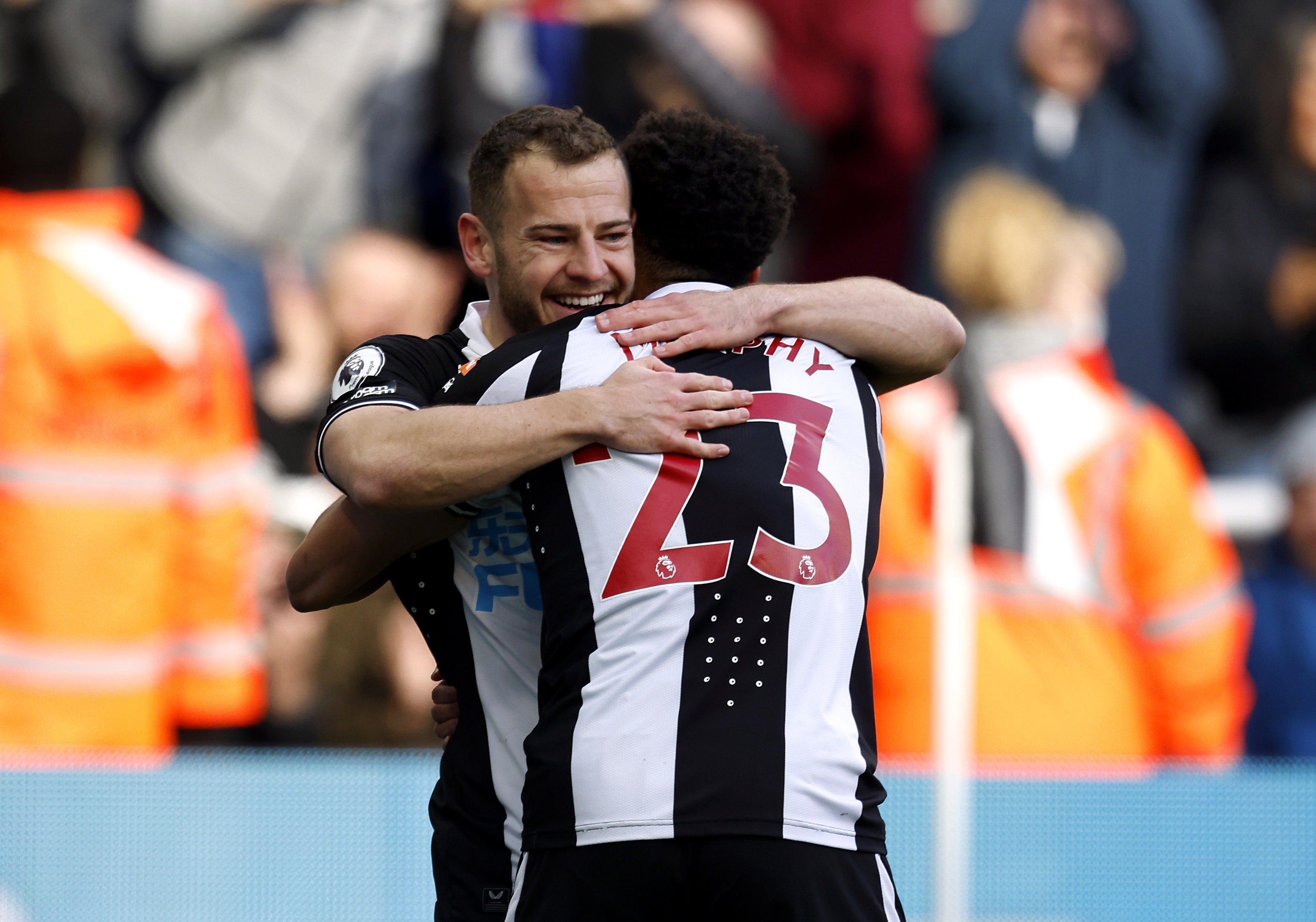 Ryan Fraser was instrumental as Newcastle beat Brighton. (Richard Sellers/PA)