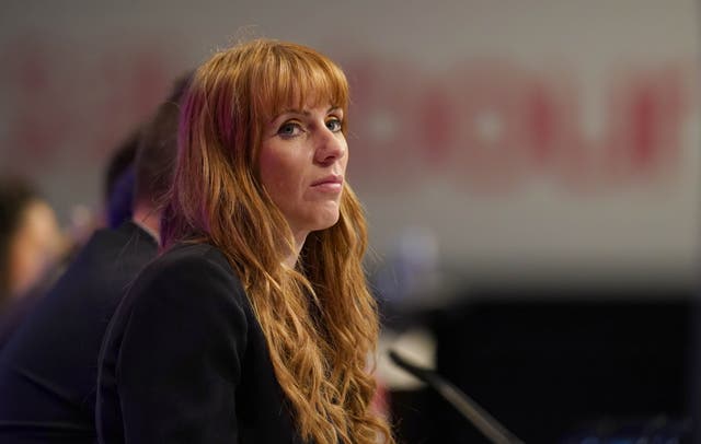 Labour deputy leader Angela Rayner. (Gareth Fuller/PA)