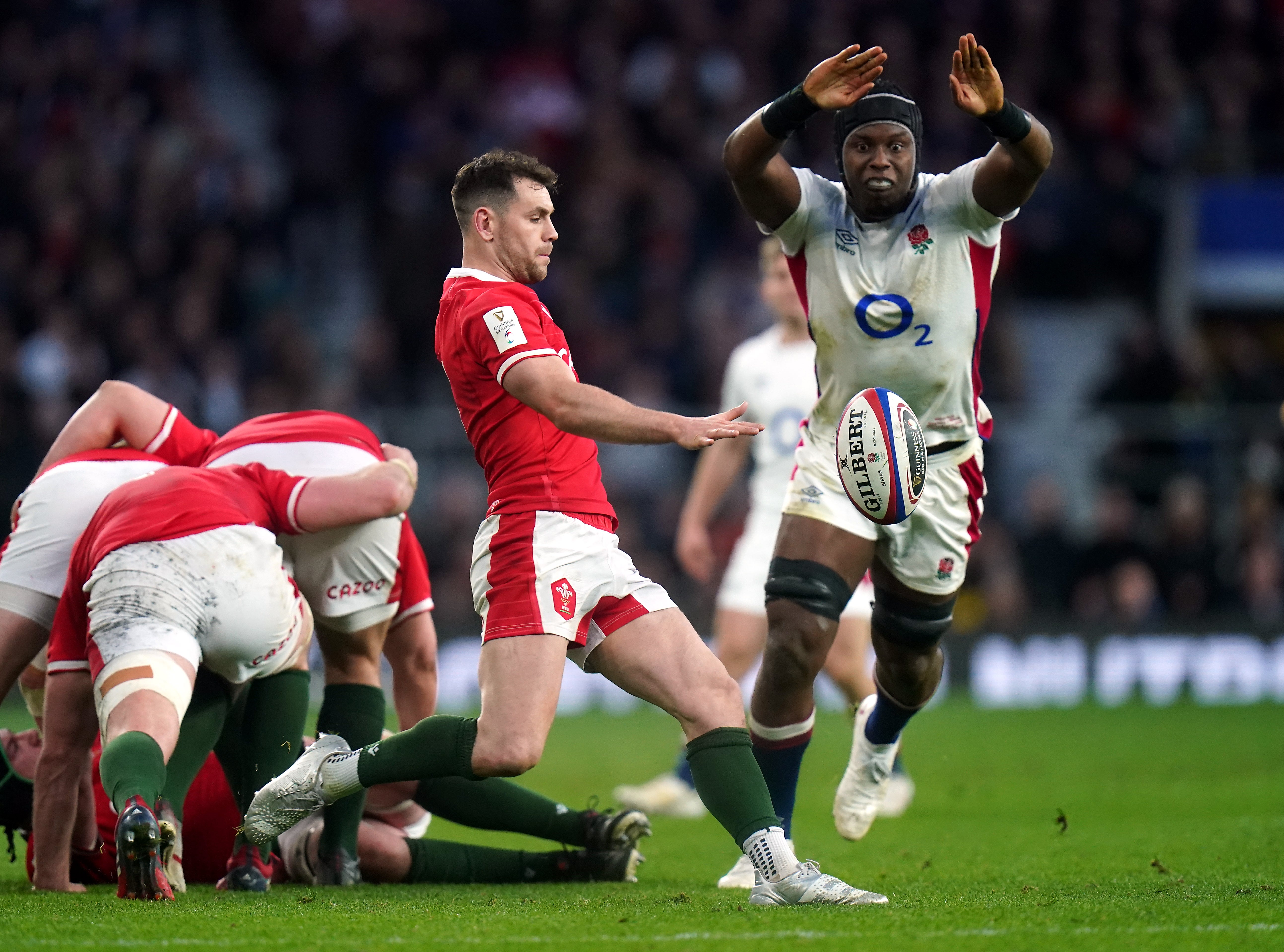 Tomos Williams in Six Nations action against England