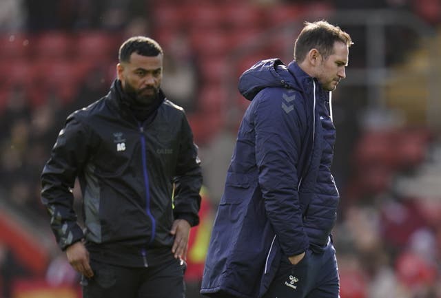 <p>Everton manager Frank Lampard expects a hostile Tottenham welcome for him and assistant coach Ashley Cole</p>