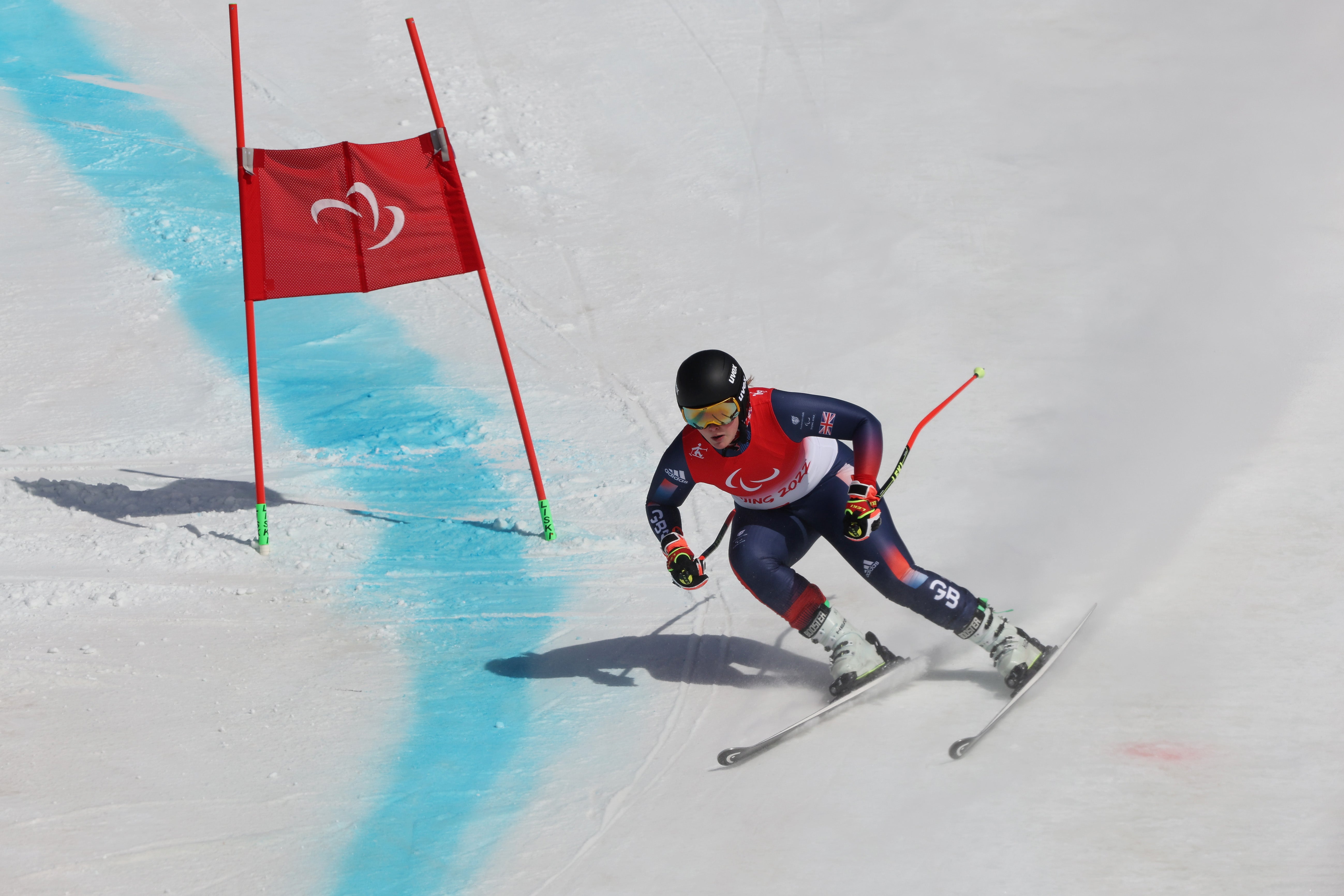 Millie Knight was disappointed not to win a second medal of the 2022 Winter Paralympics in the super-G