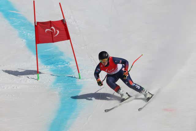 <p>Millie Knight was disappointed not to win a second medal of the 2022 Winter Paralympics in the super-G</p>
