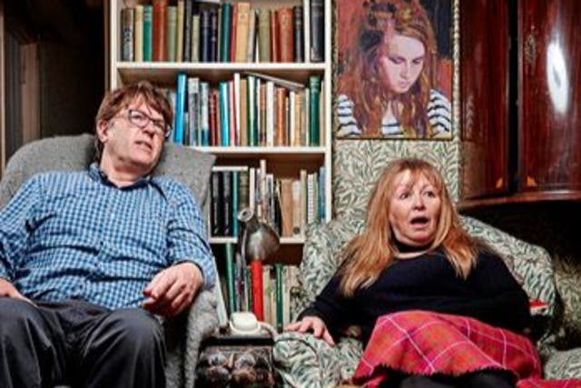 <p>Gogglebox stars Giles and Mary have been married for more than 30 years</p>
