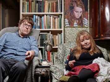 Gogglebox stars Giles and Mary have been married for more than 30 years
