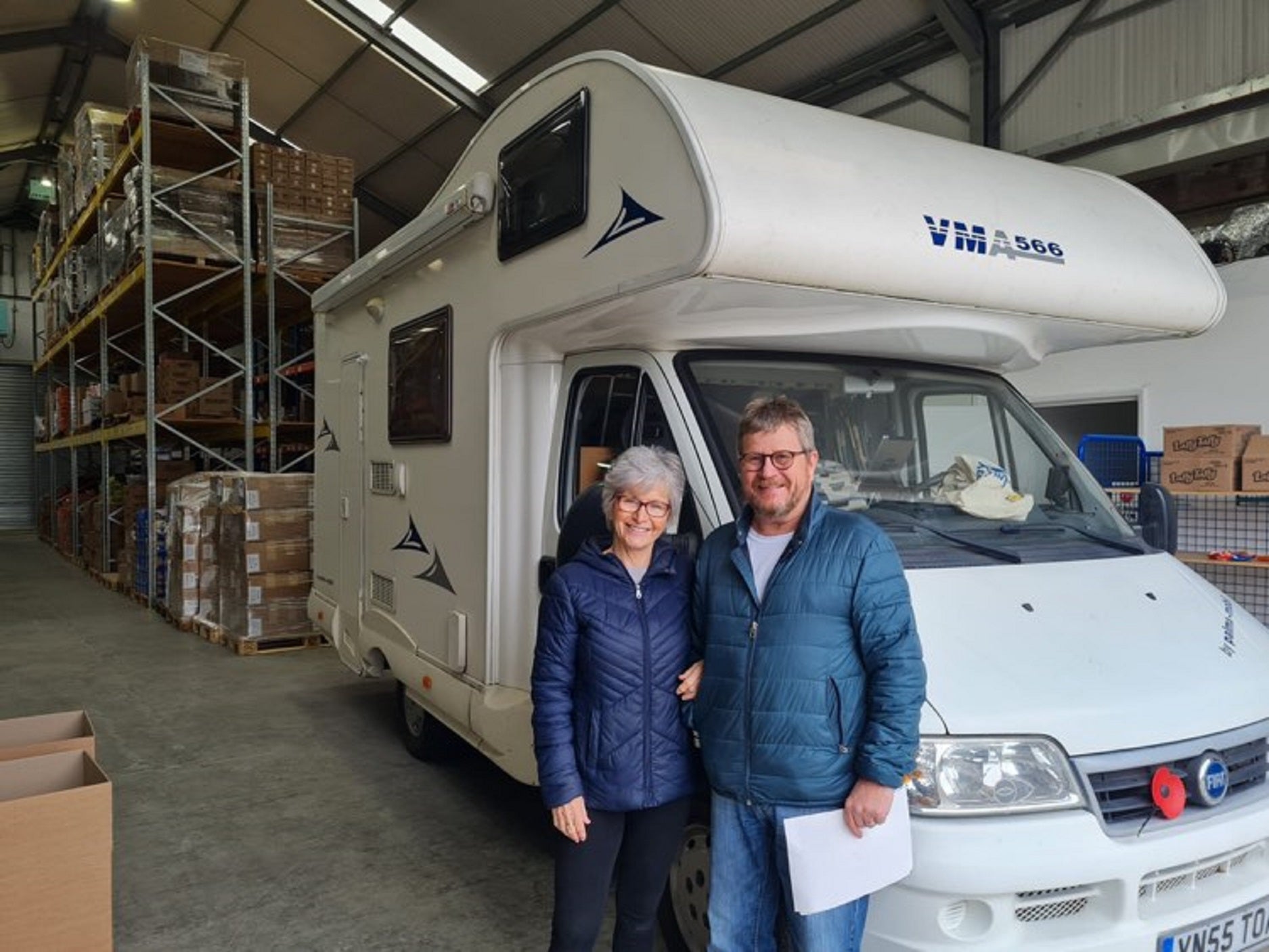 Laura Rice and her husband Ken are travelling from Hampshire to help people fleeing Ukraine (Laura Rice)