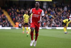 Watford vs Arsenal player ratings: Bukayo Saka shines as Arsenal crack top four