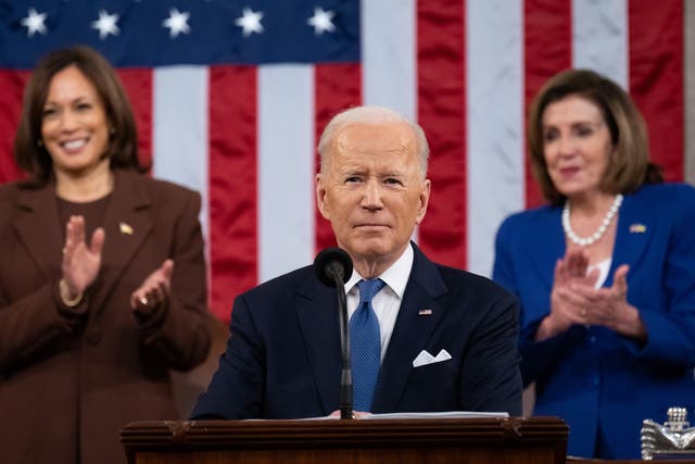 <p>US president Joe Biden delivers the State of the Union address last week </p>