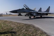 US is working to get Polish fighter jets for Ukraine’s military, White House says