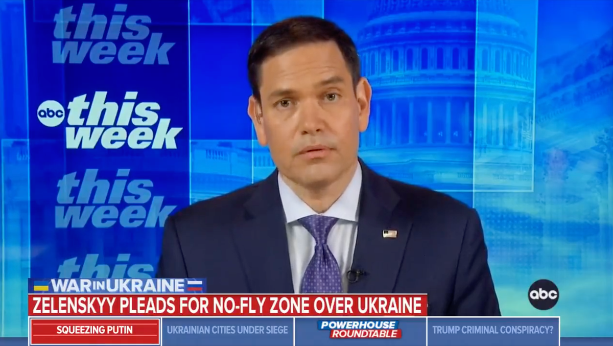 Marco Rubio says no-fly zone over Ukraine would mean &lsquo;beginning of World War III&rsquo;